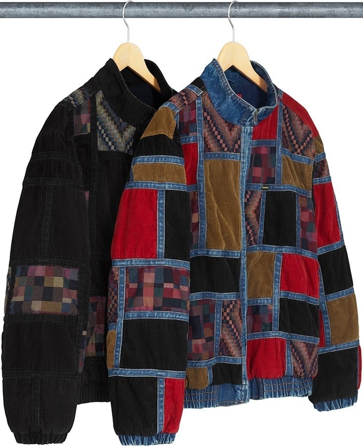 Corduroy Patchwork Denim Jacket